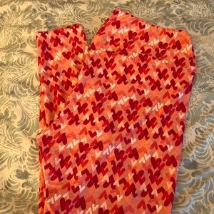 Multicolored Heart TC LuLaRoe Leggings